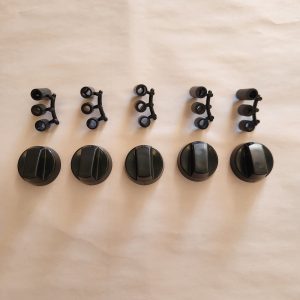 Oven Knobs Black 5pk