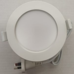 Downlight LED 8W CCT 90mm Dim white Flush face Trixel