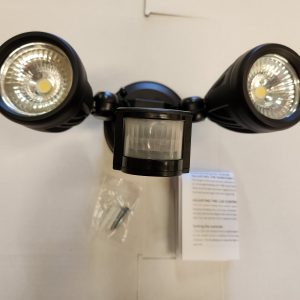 20414NLS twin spot light 30w led with motion sensor