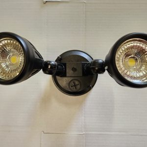 20415NLS twin spot 30w led no sensor black ip54 2700lm