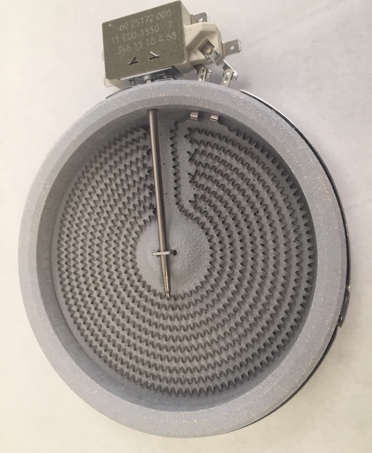 374063522 Ceramic Hotplate Element 1200W 10.54111.042 / 10.54113.034 165mm