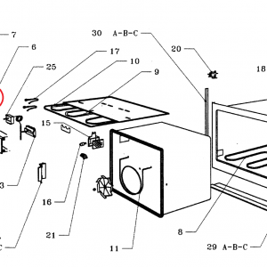 51207 ST GEORGE OVEN TIMER CLOCK