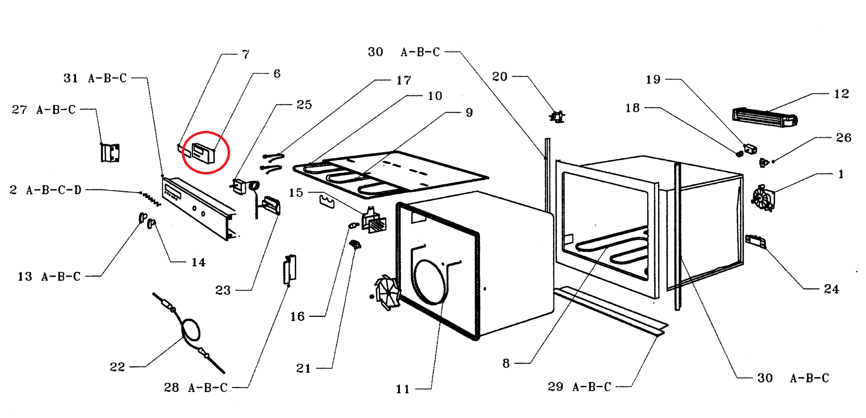 51207 ST GEORGE OVEN TIMER CLOCK