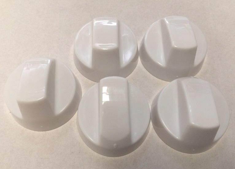 Oven Knobs White 5pk - Image 2
