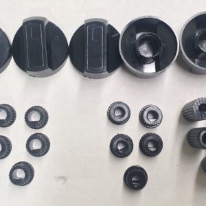 Oven Knobs Black 5pk