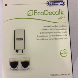 5513296011 ECODECALK Delonghi Coffee Machine Descaler 2 X 100ML Pack