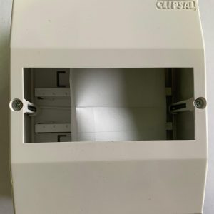 cli4cc6sbwe s/board encl surface 6module for din equipment white