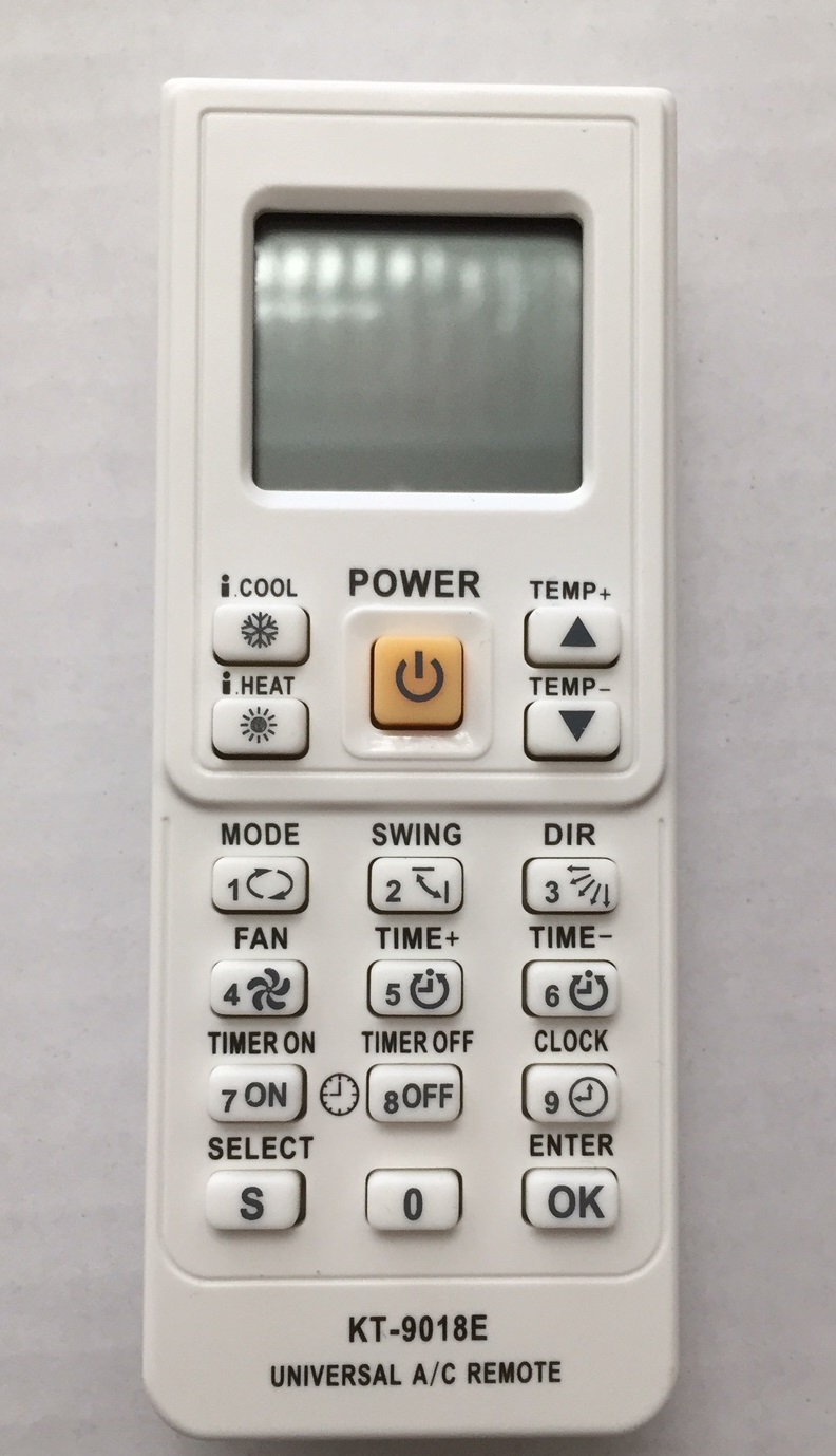 KT-9018E Universal Air Conditioner Remote Control