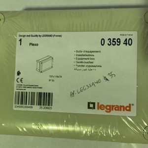 LEG35940 IP55 PVC ENCL 155X110X74 OPAQ Adaptable Box