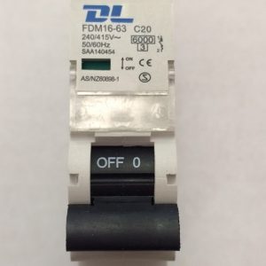 30432NLS 16Amp 6KA MCB Single Pole Circuit Breaker