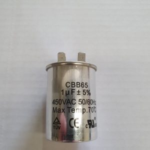1UF Metal Start Run Capacitor