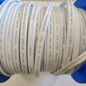 6mm 2 Core & Earth Flat Cable per metre