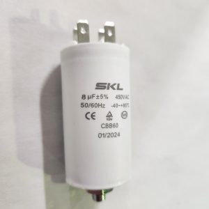 8UF Start Run Capacitor with 4 Terminals
