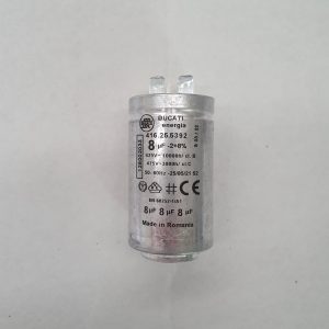 8UF Metal Start Run Capacitor with 2 Terminals