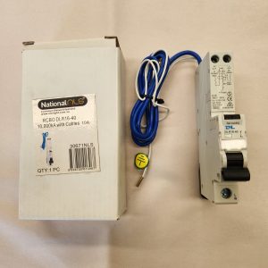 30671NLS RCBO DLR16-40 10,000KA With Cables 10A
